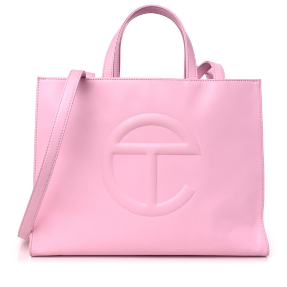 Bubble Gum Pink Telfar Tote - medium